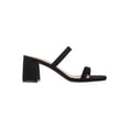 thumbnail image 2 of Women's Minimalist Chunky Heeled Mule Sandals Fashionable Elegant Summer Heeled Sandals Block Heel Square Toe Heeled Sandal, 2 of 4