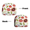 thumbnail image 6 of Kdxio Tomatoes Pattern Print 2 Piece Car Head Rest Covers Set Auto Front/Rear Seats Headrest Cover Universal Fit Most Cars,Sedan, SUV, 6 of 9