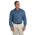 thumbnail image 1 of Harriton Men's 6.5 oz. Long-Sleeve Denim Shirt, 1 of 3