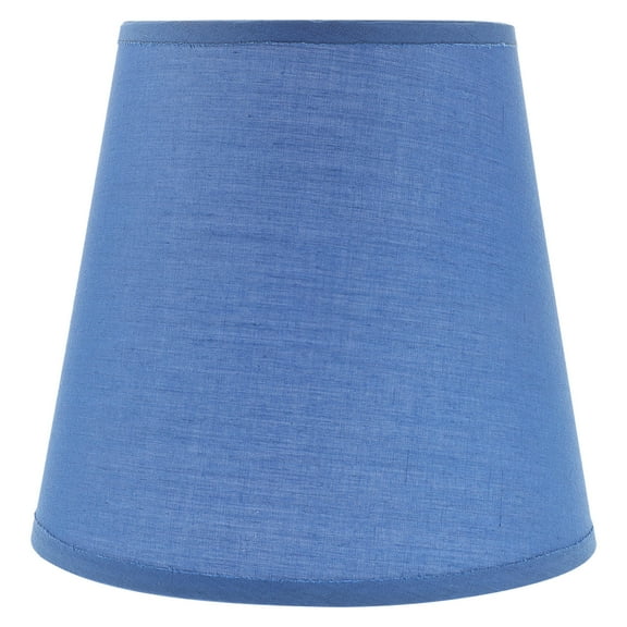 OUNONA Table Lamps Linen Lampshade Living Room Lampshade 19X19X17.5CM Blue