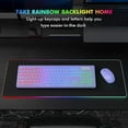 Wireless Keyboard and Mouse Combo RGB Backlit, Rechargeable & Light