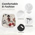 thumbnail image 6 of Lsque Floral Leopard Butterflies Printed Women's Running Shorts with Liner Pockets,Elastic Quick Dry Workout Athletic Gym Yoga Shorts,Womens High Waist Shorts-Large, 6 of 9