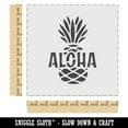 thumbnail image 2 of Aloha Pineapple Tropical Fruit Hawaii DIY Cookie Wall Craft Stencil - 9.0 Inch, 2 of 5