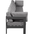 thumbnail image 4 of Meridian Furniture Nizuc Grey Outdoor Patio Modular Sofa, 4 of 9