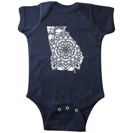 

Inktastic Georgia Silhouette Mandala Gift Baby Boy or Baby Girl Bodysuit