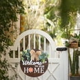 thumbnail image 2 of Kabuer Welcome Home Sign for Porch Decor, Outdoor Wall Hanging Decor, Rustic Holiday Decoration, 2 of 7