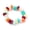 Color 03, variant on PRIYAL Colorful Chunky Beaded Stretch Bracelet for Women, Acrylic Chip Statement Jewelry, Cute Trendy Gift