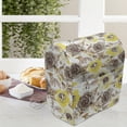 thumbnail image 3 of Vintage Stand Mixer Cover, Grungy Looking Roses Feminine Vintage Flourish Romantic Nature Revival, Kitchen Appliance Organizer Bag Cover with Pockets, 5 Quarts, Yellow Beige Brown, by Ambesonne, 3 of 4