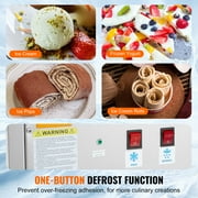 KFFKFF 11 x 9.5 Inch Pan Fried Ice Cream Roll Machine / Rolled Ice Cream Maker