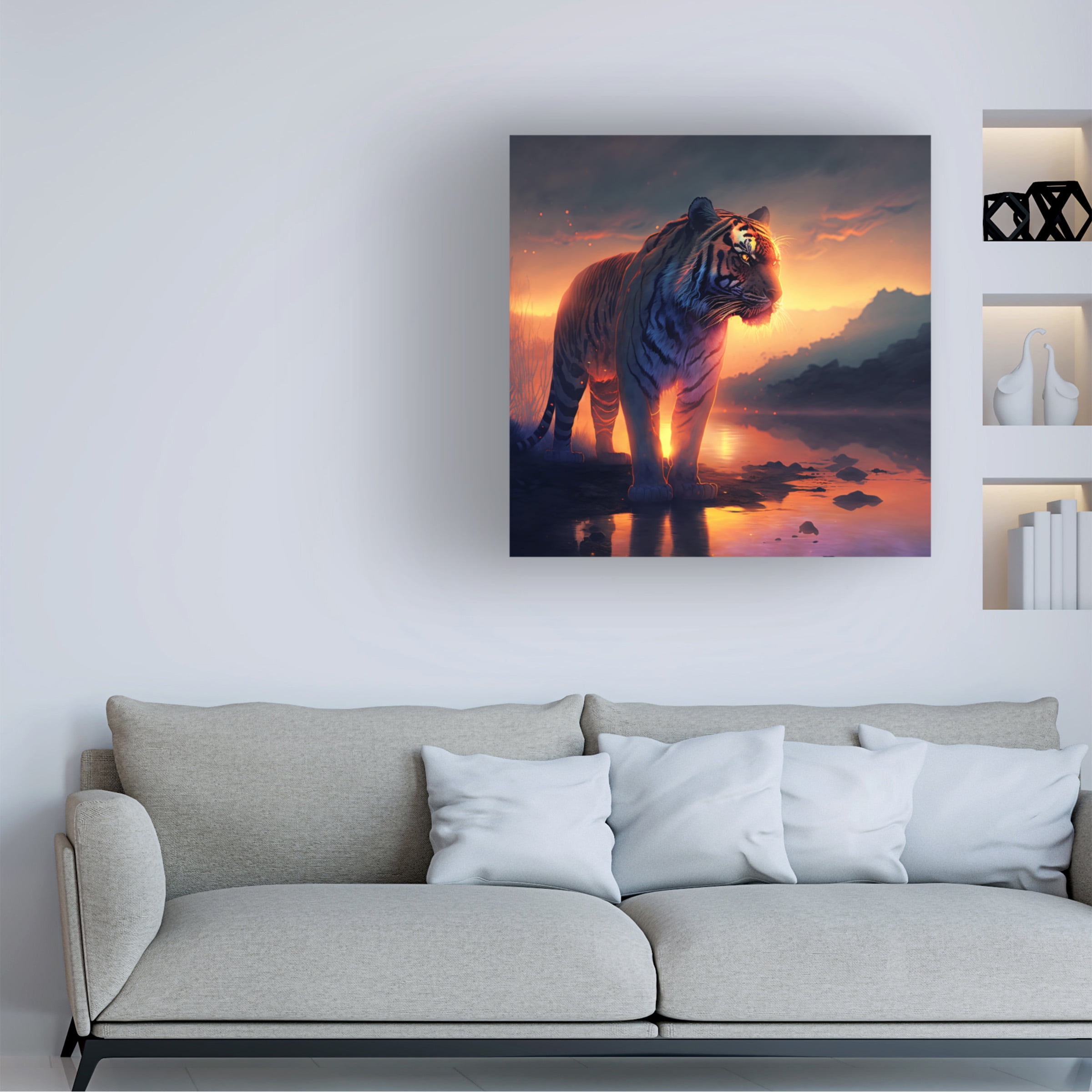 Canvas Wall Art - Ray Heere 'Desert Of Dreams 19' Wall Art for Living Room, Bedroom, or Office DÃ©cor by Trademark Fine Art - 14 x 14 Inches