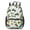 Tractor and Haystacks, variant on Tractor and Tractors Brown Pattern 17" School Backpacks for Teens,Waterproof Oxford Fabric,S-Shape Padded Straps for School,Travel,Hiking,Camping