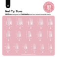 thumbnail image 3 of Ataúd corto Nail Tips Beetles Tipex Instant Apex, 192 unidades, 3 of 6