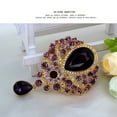thumbnail image 4 of Dengmore Brooches Luxury Banquet Jewelry Crystal Water Drop Brooch, 4 of 5