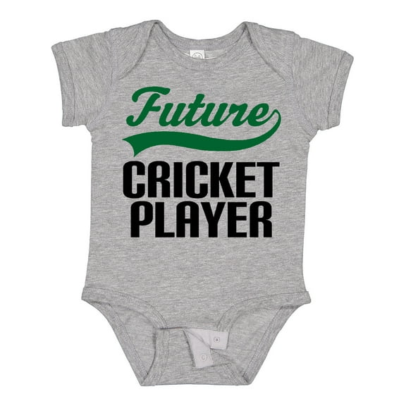 Inktastic Future Cricket Player Boys Baby Bodysuit