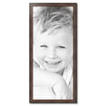 thumbnail image 2 of ArtToFrames 19" x 43" Honors Mahogany with Black Picture Frame, 19x43 inch Brown Wood Poster Frame (WOM-5154), 2 of 7