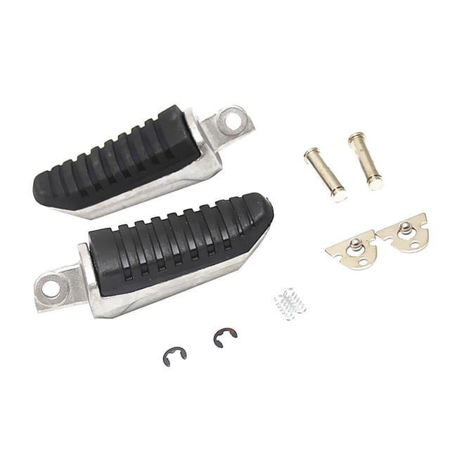 Reposapiés de Aluminio para Motocicleta Cola GSX1300 2008 2009 2010 2011 Plata Pulida Negro