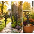thumbnail image 4 of Halloween Iron Ground Stake, Metal Porch Ornament, Spooky Yard Decor, Inserts Firmly into Soil and Resists Outdoor Weather for Flower Bed, Garden Path, and Lawn Display., 4 of 8