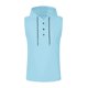 thumbnail image 5 of pstuiky Camiseta sin mangas para hombre, Sudadera informal con capucha y botones para hombre Camisas para hombres m, 5 of 5