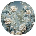 thumbnail image 3 of Ryvnso Flowers with Green Leaves Round Plate Mats Dining Table Placemat Set of 4 for Holiday Decoration, 3 of 7