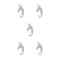 thumbnail image 3 of maskred Animal Head Coat Hook Easy Installation And Wide Application For In Organizing White gold (horse) 5Set, 3 of 6