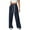 Dark Blue, variant on PINSPARK Womens Sweatpants Wide Leg Lounge Pants Elastic High Waist Sweatpant Athletic Sweat Pants with Pocket and Drawstring