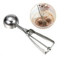 thumbnail image 3 of Ice Cream Scoop, Cookie, Melon Scoop, Stainless Steel Finish Spoons, 1/3 Pack, 3 Sizes, 3 of 8