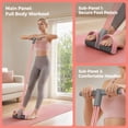 thumbnail image 3 of Pedal Resistance Bands with Handles, Multifunction Elastic Yoga Resistance Band, Elastic Yoga Pedal Puller Band for Abdomen Waist Arm Leg Workout（Purple）, 3 of 9