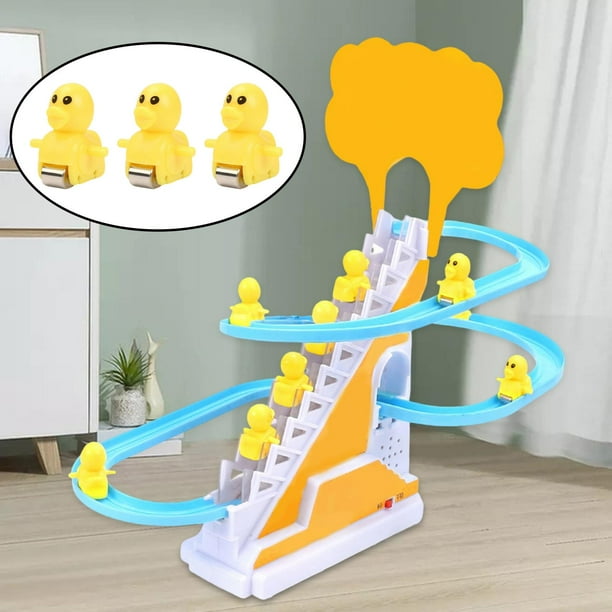 3x accesorios de juguete rusa, piezas de juego eléctrica duraderas, accesorios de juguete para subir escaleras para ños pequeños Hugo Piezas de juego de pista eléctrica