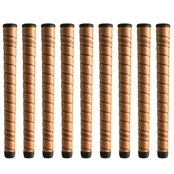 Winn DriTac Wrap Oversize ( 1/8") Copper - 9 Piece Golf Grip Bundle
