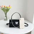 thumbnail image 3 of Btafrte Bolso Mano PU para Mujer Bolso Bandolera Con Cadena Amor (negro), 3 of 9
