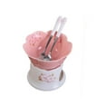 thumbnail image 2 of WeiLaiKeQi Chocolate Fondue Pot 300ml Melt Hot Pot Bowl Set for Engagement Pink bowl, 2 of 9