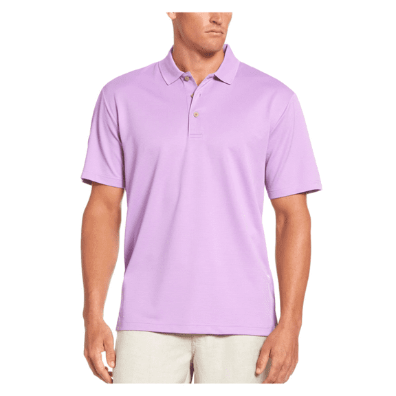 Cubavera Solid Textured Polo,Heirloom Lilac,2X