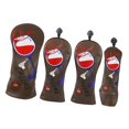 thumbnail image 5 of 4x Golf Club Head Covers Golf Wood Headcover Protector Head Covers Guard Fashion with Number Tag for Golfer Gift Unisex Accessories Cup Coffee, 5 of 10