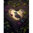 thumbnail image 2 of Feathers of Devotion - Birds of Love Canvas Wall Art, 2 of 2