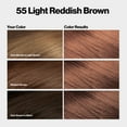 thumbnail image 4 of Revlon ColorSilk Permanent Hair Color, Bond Repair Complex, 55 Light Reddish Brown, 1 pack, 4 of 14