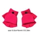 thumbnail image 3 of Guantes sin dedos Qarigey para niñas niños invierno Rosa rojo, 3 of 6