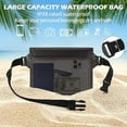 thumbnail image 3 of 2-Pack Waterproof Pouch with Adjustable Waist Strap, Waterproof Dry Bag, Keeps Cell Phones and Valuables Safe and Dry, Perfect for Kayaking, Beach, Camping and Swimming, 3 of 6