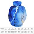 thumbnail image 2 of Blue Galaxy Abstract Art 3D Print Hoodie Men Women Autumn Thin Pullover Sweatshirt Vintage Streetwear Tops, 2 of 6