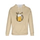 thumbnail image 4 of Sudadera con capucha para hombre, estilo casual, con cuello redondo, estampado, manga larga, blusa de poliéster, 4 of 5