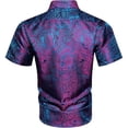thumbnail image 4 of SHIXIAOO Chemises pour Hommes à Manches Courtes Chemises Tropicales à Boutons Chemise d'Été de Plage Chemise du Nouvel An pour Hommes Chemise Imprimée Chemise du Réveillon du Nouvel An pour Hommes Journée Pyjama pour Hommes à Manches Courtes Chemise Habillée Ajustée pour Hommes Grande, 4 of 4