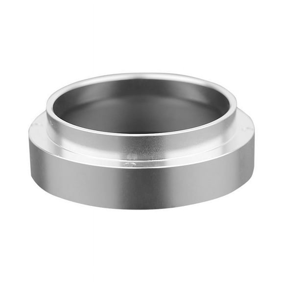 Magnetic Aluminum Dosing Ring Cup Funnel 51MM Filter Brewing Bowl Coffee Powder Basket Portafilter A Silver aluminum alloy
