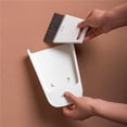 thumbnail image 3 of mmirethe Mini Broom Dustpan Set Desktop Broom Dust Pan Tiny Dustpan Brush Set For Cleaning Table Countertop Keyboard Gray white, 3 of 8