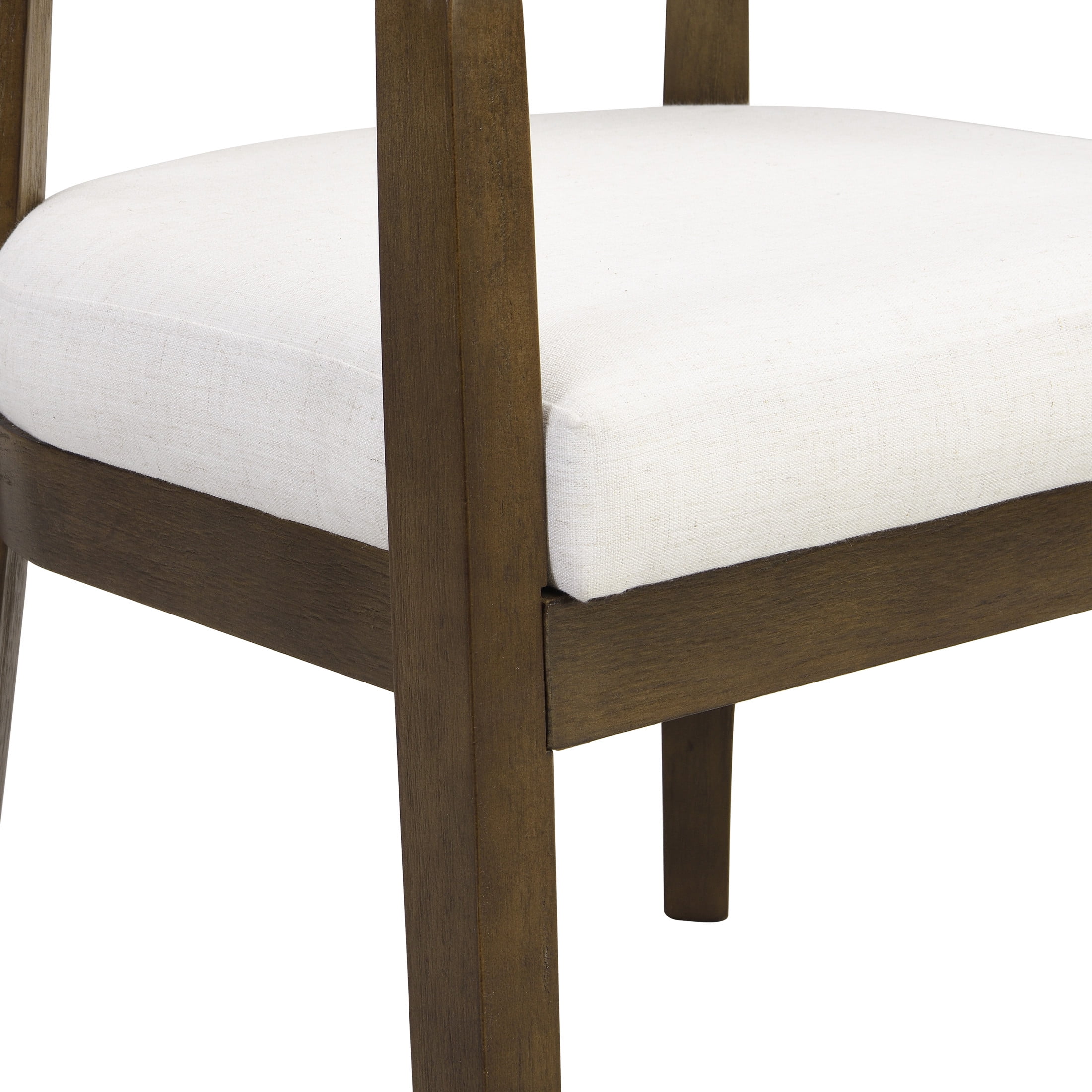 Christopher Knight Home 7-Piece Dining Set, 84" Rectangular Table with Beige Upholstered Open-Back Arm Chairs