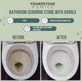 thumbnail image 3 of Powerstone Pumice Stone Toilet Bowl Cleaner with Handle (1-pack) - A Reliable and Harmless Solution for Cleaning Limescale Deposits & Hard Water Stains on Toilets, Grills, Tiles, Grout & Pools, 3 of 7