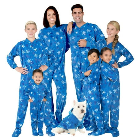 

Footed Pajamas - Family Matching Snow Blizzard Day One Pieces for Boys Girls Men Women and Pets - Infant - Medium (Fits 3 - 6mos.)