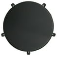 thumbnail image 5 of Studio Designs Deluxe Padded Height Adjustable Office, Salon, or Studio Swivel Rolling Stool Chrome/Black, 5 of 8