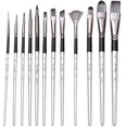 thumbnail image 1 of 12Pcs Professional Art Painting Brushes Watercolor Painting Brushes for Students, 1 of 3