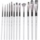 thumbnail image 1 of 12Pcs Professional Art Painting Brushes Watercolor Painting Brushes for Students, 1 of 3