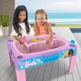 thumbnail image 5 of Barbie Beach & Waves Playset, Sand & Water Table for Children, Pink Plastic, African American Doll, Ages 3+, 5 of 11