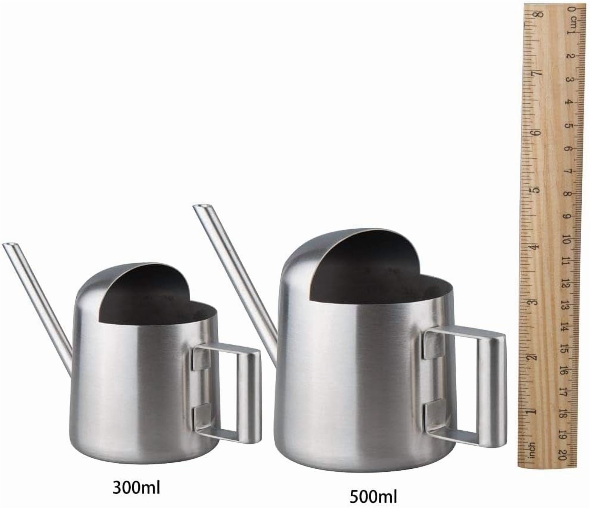 Mini Watering Can for Indoor Plants Stainless Steel Small Watering Can 11oz/300ml